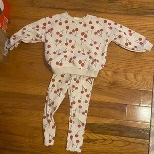 Cherry Print Zara matching set